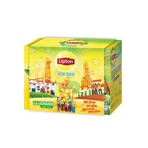 Ảnh của Trà Lipton Ice tea vị chanh mật ong 14g x 16 gói