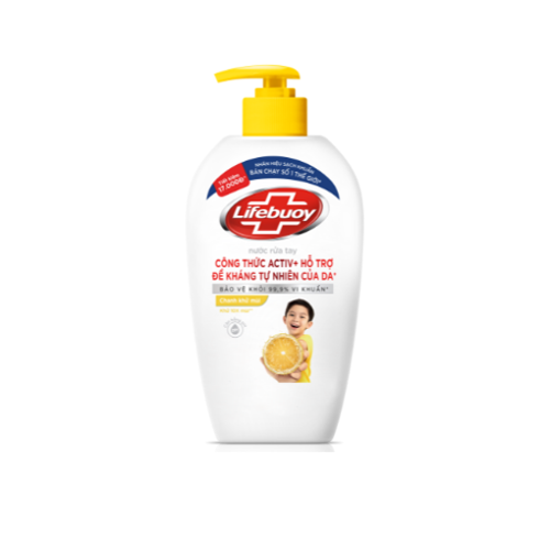 Ảnh của Nước rửa tay Lifebuoy Chanh khử mùi chai 450g