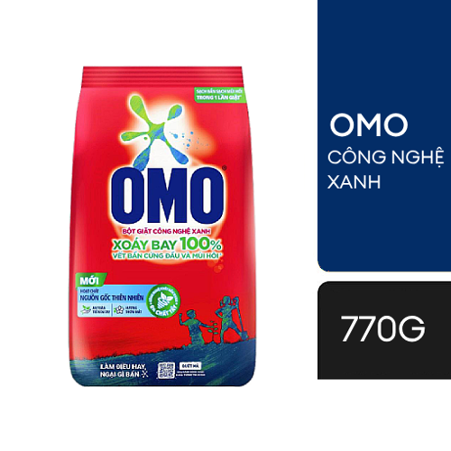 Ảnh của Bột giặt OMO Hệ bọt thông minh 770g