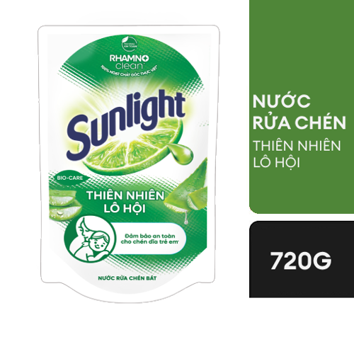 Ảnh của Nước rửa chén Sunlight Thiên nhiên Muối khoáng và Lô hội túi 3.3kg