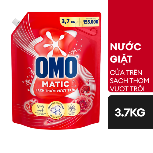 Ảnh của Nước giặt OMO Sạch thơm vượt trội Cửa trên 3.7kg